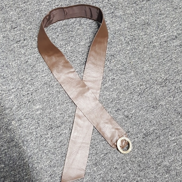 BROWN BELT With Gold Buckle - Picture 1 of 4